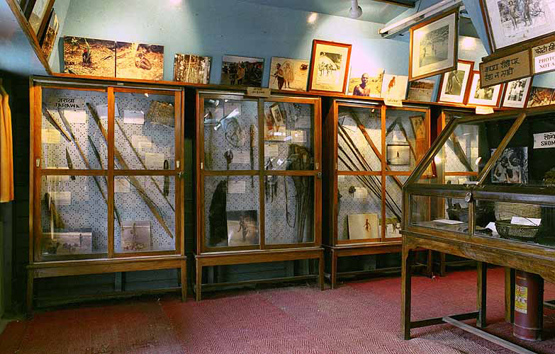  Gebrauchsgegenst�nde der Urbev�lkerung im Museum, Port Blair