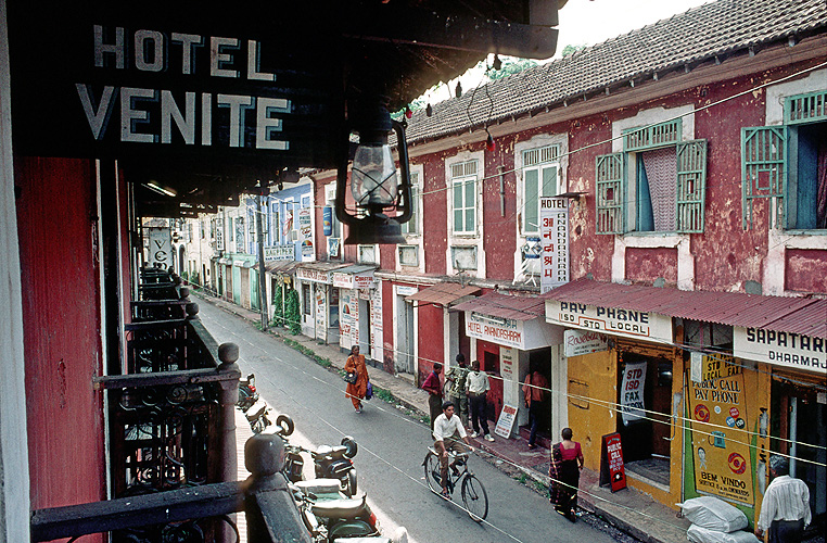 Portugiesische Wohnh�user in Panjim, Goa - Goa 15