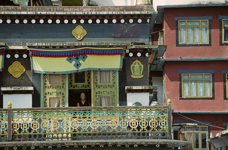 Kloster Rumtek, M�nchsunterkunft