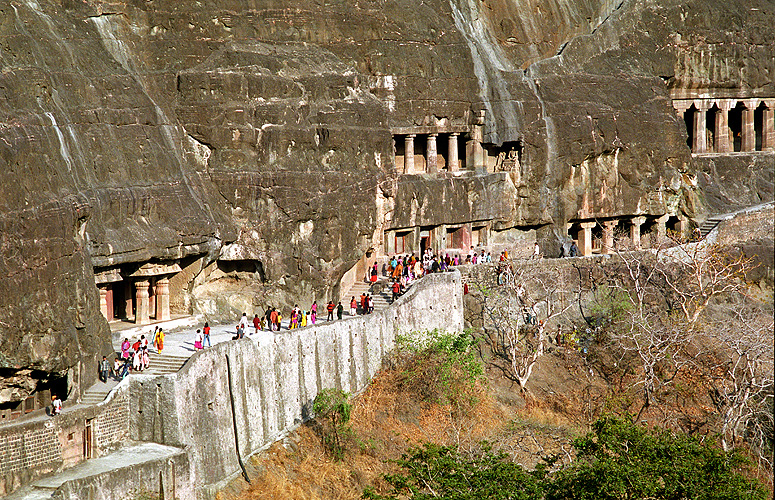 Buddhistische H�hlentempel in Ajanta, Maharashtra - Geschichte 18