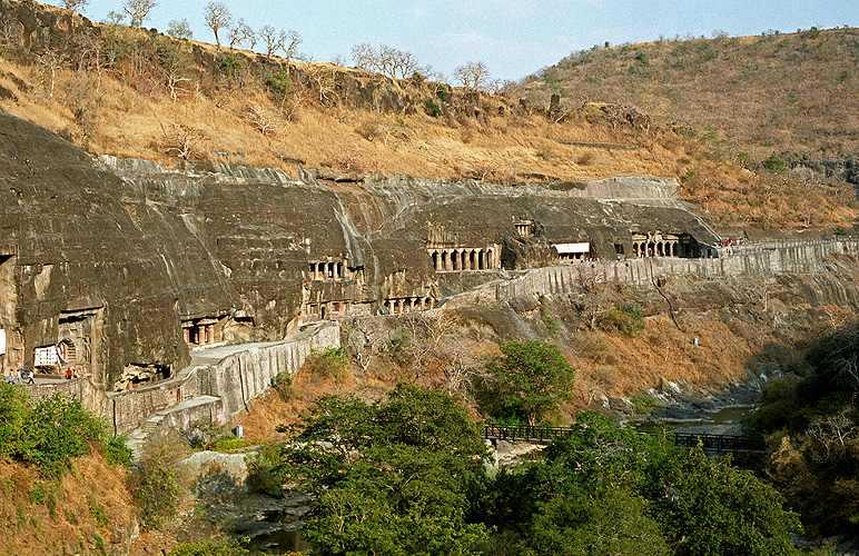Die H�hlentempel von Ajanta, Maharashtra